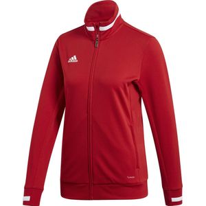 adidas T19 Sportvest - Maat XS  - Vrouwen - rood/wit