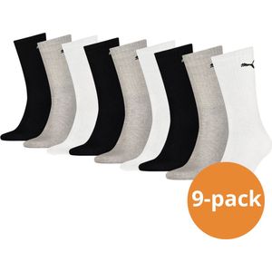 Puma - Sportsokken - Antraciet - 9 Paar - Unisex