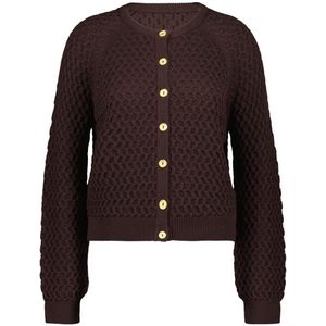 DIDI Dames Cardigan Cyclone Chocolate brown maat 44