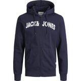 JACK&JONES JJNAVY SWEAT ZIP HOOD Heren Vest - Maat XL