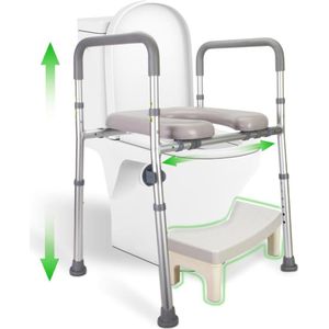 Toiletverhoger met Armleuning - Toiletstoel - Volwassenen