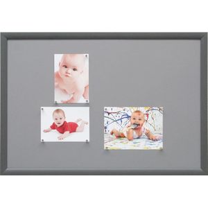 Deknudt Frames magneetbord S54ST8 - grijze schilderlook - 40x60 cm