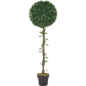 Medina Kunstplant met pot laurierboom 130 cm groen