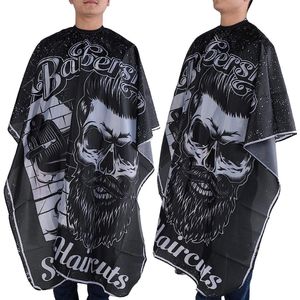 Barbers Cape Gown - Supreme Waterproof Antistatic Hair Styling Cape for Men - Salon Apron for Haircutting, Coloring, and Perming - 59 x 44 inch
