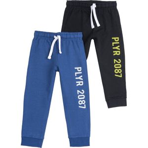 Chicco Set van zware fleecebroeken met lange mouwen, Wintersportbroek Kinderen en tieners, Lichtblauw, 15 maanden (pakket van 2)