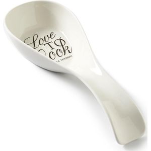 Rivièra Maison Love To Cook Spoon Holder - Lepelhouder - Wit