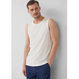 s.Oliver - T-shirt - Offwhite - Normale Pasvorm - Mouwloos