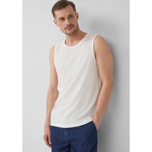 s.Oliver - T-shirt - Offwhite - Normale Pasvorm - Mouwloos
