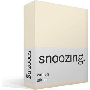 Snoozing - Laken - Katoen - Tweepersoons - 200x260 cm - Ivoor