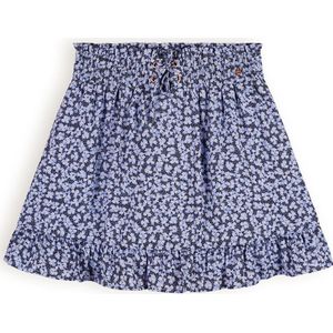 NoBell Meisjes spijker rokje - Ninez - Satijn blauw