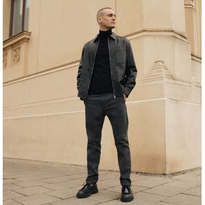 MAC - Traveller - Stoffen Broek - Power Black - Slim Fit - Enkellang