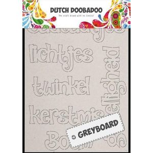 Dutch Doobadoo Dutch Greyboard Art kerst (Nederlands) A6