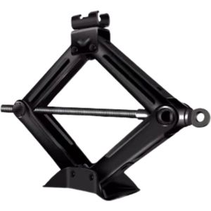 Kraanhefkrik 2 Ton - Roestvrijstalen Schaarwagenkrik - Vloerlift Schaarkrik - Hoogte 90mm tot 385mm