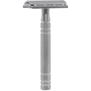 RVS Double Edge Scheermes met Antislip Handgreep