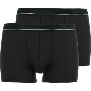 CECEBA Bamboe - Heren Long Boxer 2-pack - Zwart - Maat M