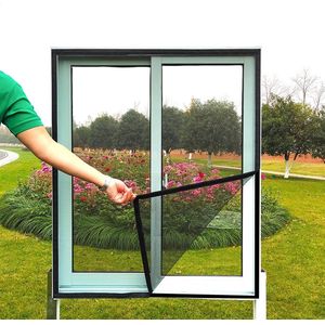 Insectenhor voor raam 130 x 150 cm - raamhor - horrengaas hor met klittenband