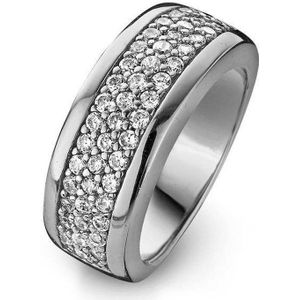 New Bling 9NB-0177-54 - Zilveren ring - zirkonia - maat 54 - zilverkleurig