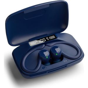 OOQE - FIT PRO - Draadloze Oordopjes - Blauw