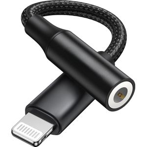 3,5 mm Jack Converter - Geschikt voor iPhone Lightning naar 3.5mm Aux Adapter - Audio Kabel