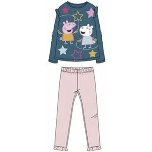 Peppa Pig Pyjama Turquoise Katoen Maat 116