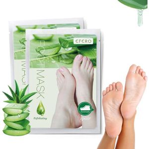 Aloe Vera Exfoliating Foot Mask 1pc