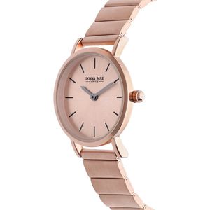 Lucardi Dames Donna Mae horloge rosé-kleurig - Horloge - Staal - Rosékleurig - 30 mm