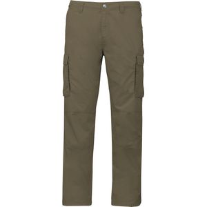 Broek Heren 52 NL (46 FR) Kariban Light khaki 100% Katoen