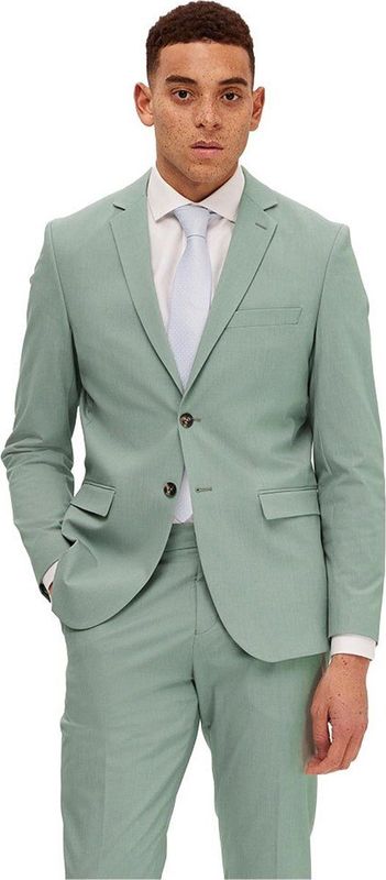 Selected Liam Slim Fit Flex B Blazer Groen 48 Man