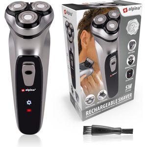 Draadloos Scheerapparaat voor Heren met USB-oplaadbare Accu en Pop-up Trimmer