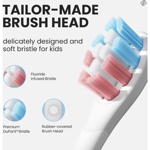 Equivera Elektrische Tandenborstel Kind - Elektrische Tandenborstel Kinderen - Electrische Tandenborstel Kind - Elektrische Tandenborstel Kids