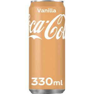 Coca Cola Vanilla Blikjes Tray 24 Stuks 33cl