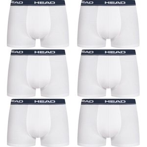 HEAD - boxershort heren - 6 stuks - wit - maat S - onderbroeken heren