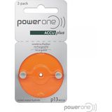 Powerone P13 Oplaadbare batterij voor hoortoestel ZA13 NiMH 28 mAh 1.2 V 2 stuk(s)
