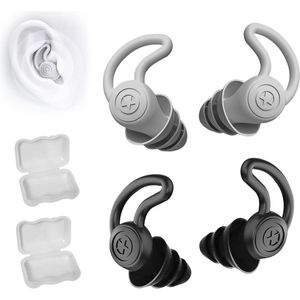 Jhubers Goods - Siliconen Oordopjes voor Stille Slaap en Ruisonderdrukking - Zwemmen - Volwassenen - Superzacht - Zijslapers - Herbruikbaar - Slapen - Werk - Studie - Luide Geluiden