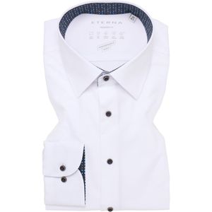 Eterna - MODERN FIT - Overhemd - Wit - NON IRON (strijkvrij)