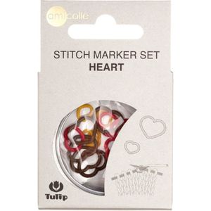 Stitch Ring Markers Heart - Tulip