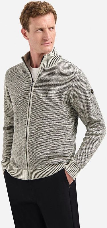 No Excess - Gebreid Vest - Stone Grey