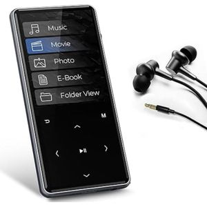 MP3 speler en Voice Recorder - 128GB - Bluetooth - Speaker - Touch 2.4