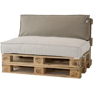 2L Home & Garden Rugkussen Metro Lounge Beige - 120 x 40cm