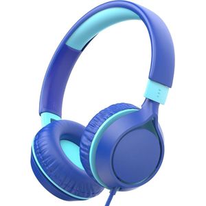 VELTRR® Koptelefoon Kinderen met Draad - Gaming Headset - Blauw
