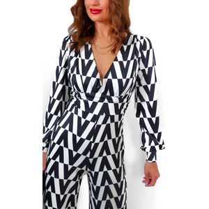 Valerie jumpsuit | Zwart | M/L | Meerdere kleuren en maten verkrijgbaar