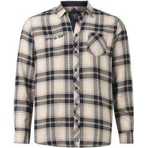 Jan Vanderstorm herren Overhemd - 45/46 - beige