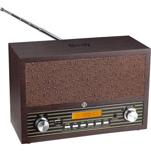 Equivera Wekkerradio Op Netstroom - Klokradio - Wekkerradio - Klokradio Met Wekker - Wekkerradio Dab - Wekker Dab Radio