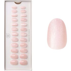 Gelzz Soft Gel Press On Rose Quartz (05) -Medium Round -Semi transparante kleur -