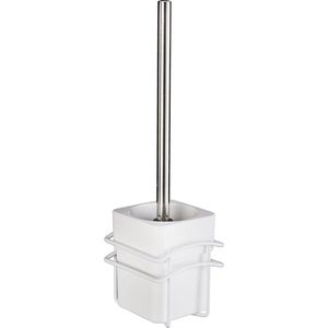 Wenko Toiletborstel Classic Plus 10,5 X 37,5 Cm Rvs Wit