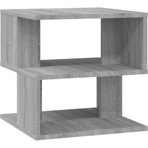 VidaXL Bijzettafel 40x40x40 cm Bewerkt Hout Grijs Sonoma Eiken