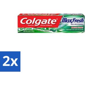 Colgate - Max Fresh Clean Mint - Tandpasta - 100ml - Voordeelverpakking - 2 stuks