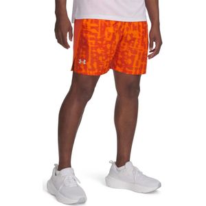 Under Armour Launch 7´´ Printed Korte Broek Oranje M Man