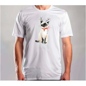 Santa Paws - T Shirt - MerryChristmas - ChristmasVibes - Funny - Sarcasm - VrolijkKerstfeest - Kerstmis - Grappig - Sarcasme - Kat - Cat