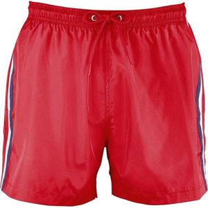 SOLS Heren Zonsopkomstcontrastzwembroekjes (Rood)